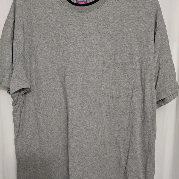 Champion Men's Gray Pocket Ringer T-Shirt - Picture 2 of 8